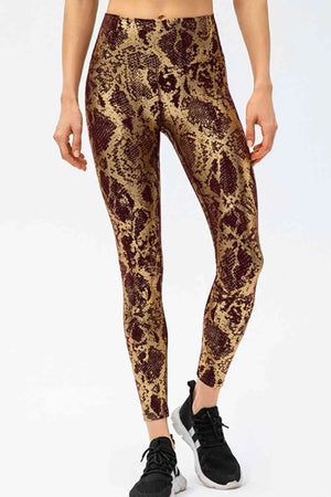 Animal Print Active Pants Rieworkes