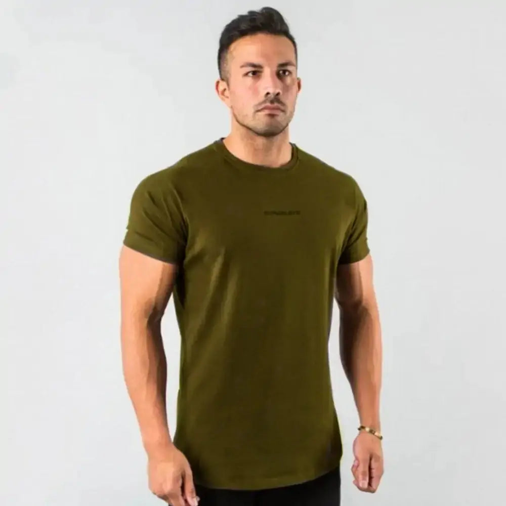 Men Fitted Gym T-Shirt Rieworkes