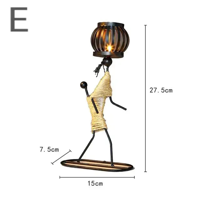 Little Man Candle Holder Rieworkes