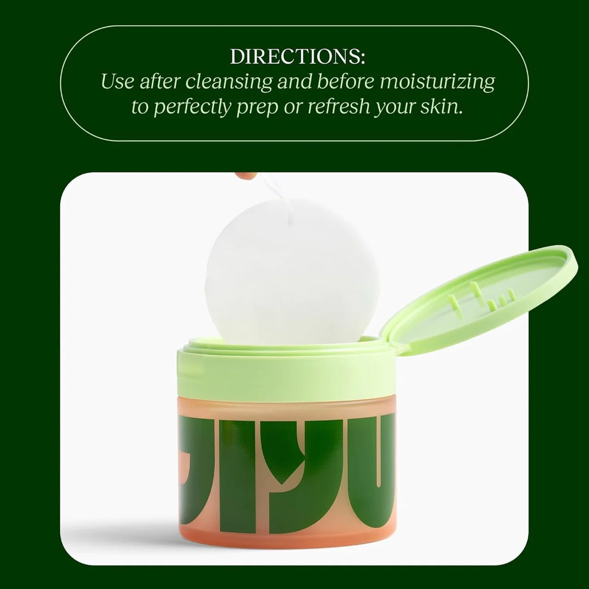 Wrinkle Minimizing Centella Asiatica Toner Pads - Anti-Wrinkle Cotton Facial Pads Mimarta