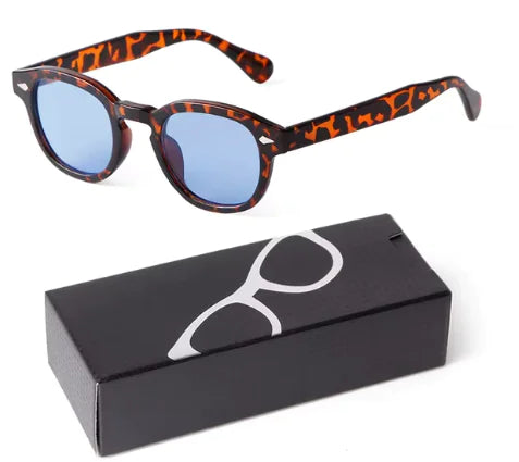 Gradient Small Round Sunglasses for Women Men Rieworkes