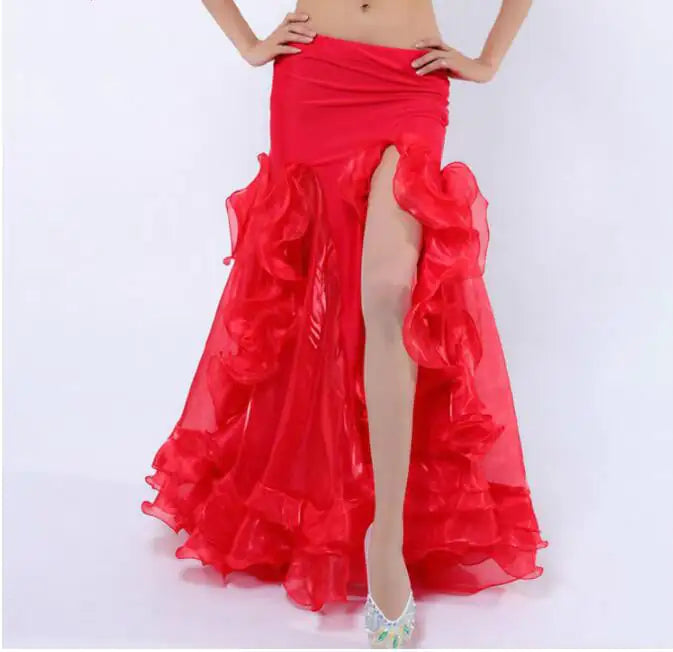 Belly Dance Long Skirt with Slit Hemming Mimarta