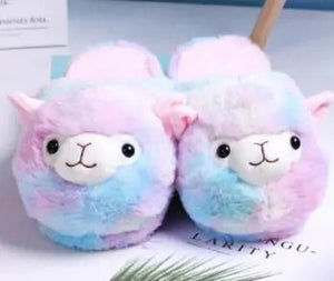 Fluffy Alpaca Slippers Rieworkes