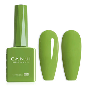 CANNI Green Gel Nail Polish, 1Pcs Pastel Lime Sage Light Green Gel Polish Bringt Mint Green Color Nail Polish Gel High Gloss Soak Off U V Gel Nail French Nail Manicure Salon DIY Rieworkes
