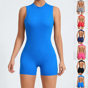 Breezy Backless Yoga Jumpsuit Rieworkes