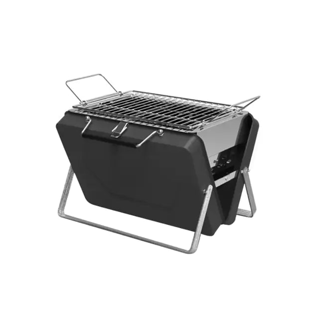 Portable Camping BBQ Folding Cooking Charcoal Coal Stainless Steel Grill Rieworkes
