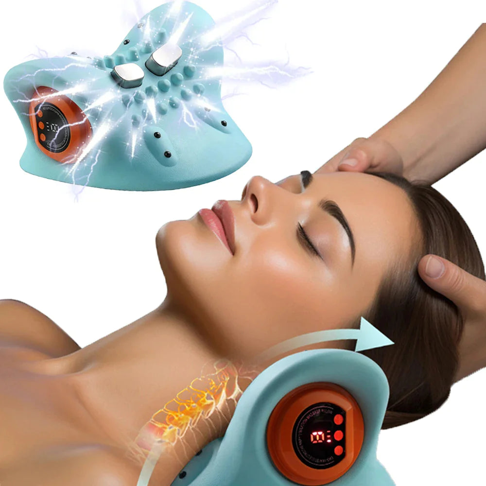 Portable Cervical Neck Massager Pillow Rieworkes