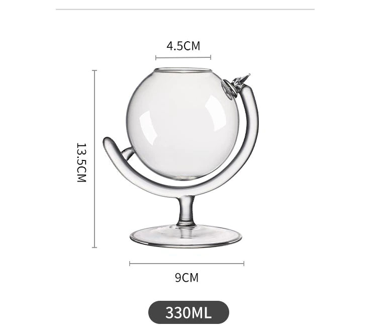 Globe Design Cocktail Glass Rieworkes