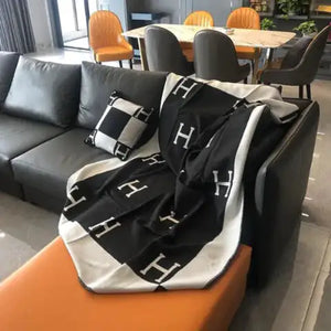 Luxury H Blanket & Pillows Rieworkes