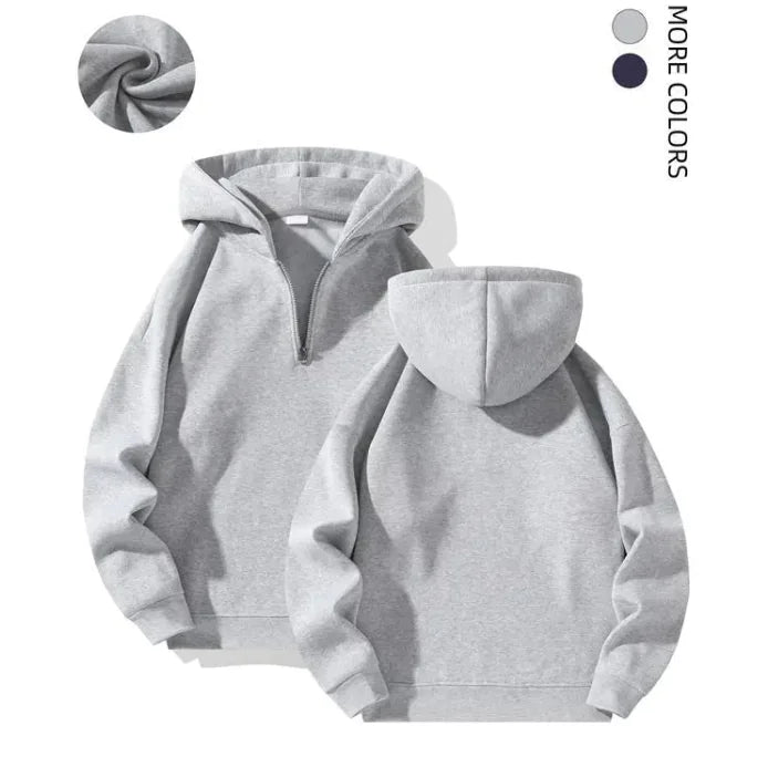 Autumn And Winter Men's Zipper Hoodie Loose Sports Sweater Rieworkes