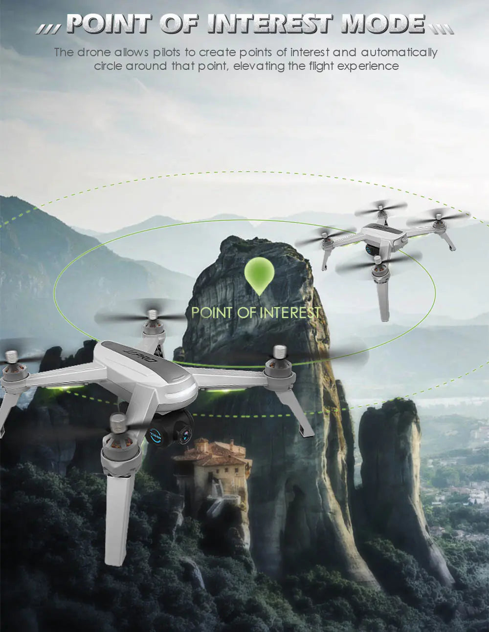 JJRC X5 GPS Drone with 2K HD Camera and Follow Mode Mimarta