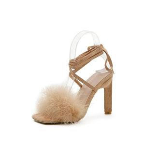 Feather Women High Heels Rieworkes