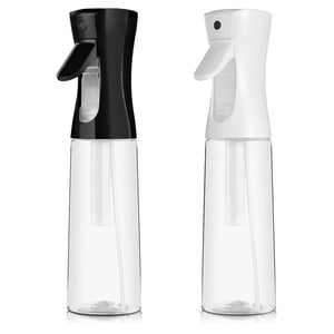 Continuous Spray Bottle for Hair (10.1oz/300ml) 2 Pack Home Essentials Spray Bottles For Cleaning Empty Ultra Fine Water Mister Sprayer For Hairstyling Garden Plants Curly Hair Perfume Etc Rieworkes
