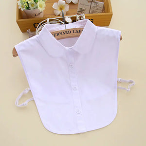2023 Women's White Shirt Faux Collar Accessory Mimarta