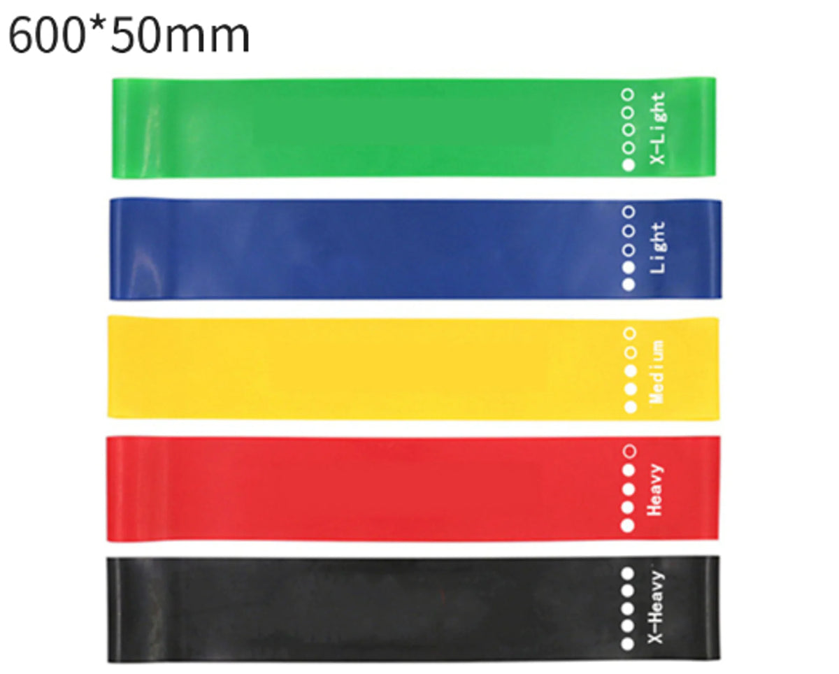 Fitness Elastic Resistance Bands Home Training Yoga Workout Gym Equipment Rieworkes