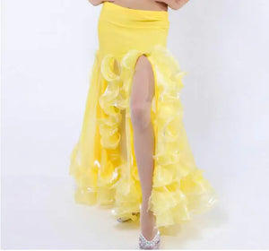 Belly Dance Long Skirt with Slit Hemming Mimarta