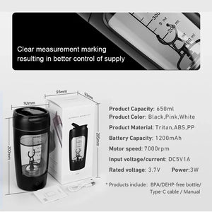 Gym Electric Shaker Cup Rieworkes