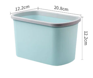 Wall-Mounted Kitchen Trash Can and Organizer Shelf Mimarta