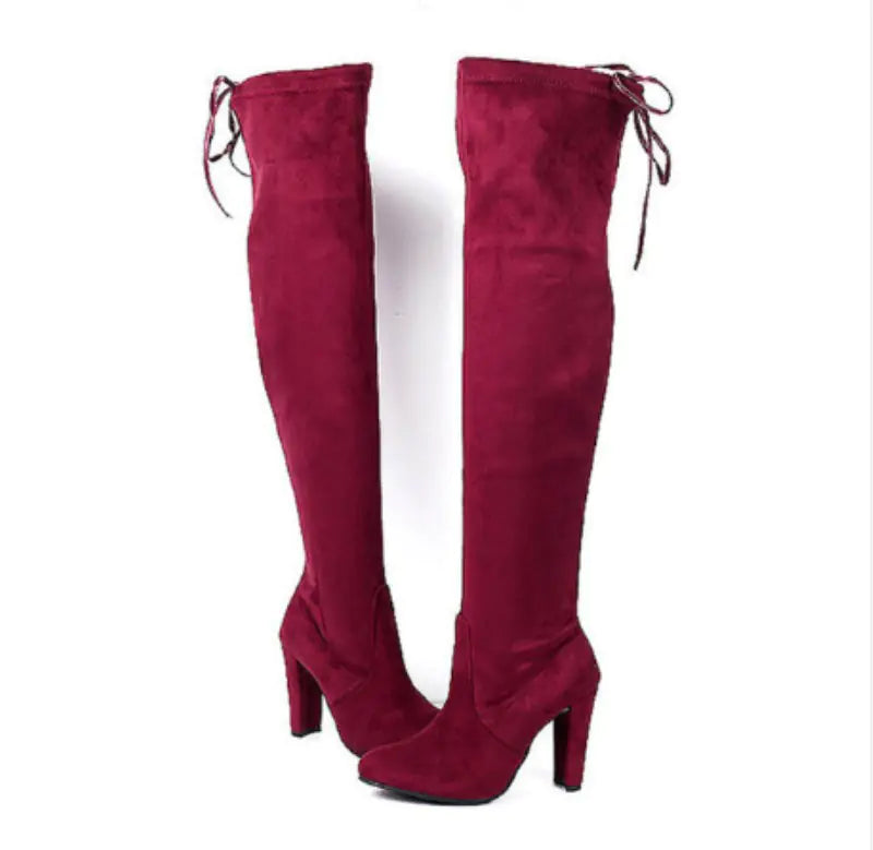 Over-the-Knee Sexy Women's High Heel Winter Boots Mimarta