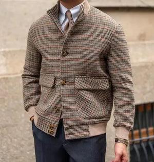Bomber Jacket With Stand-up Collar Rieworkes