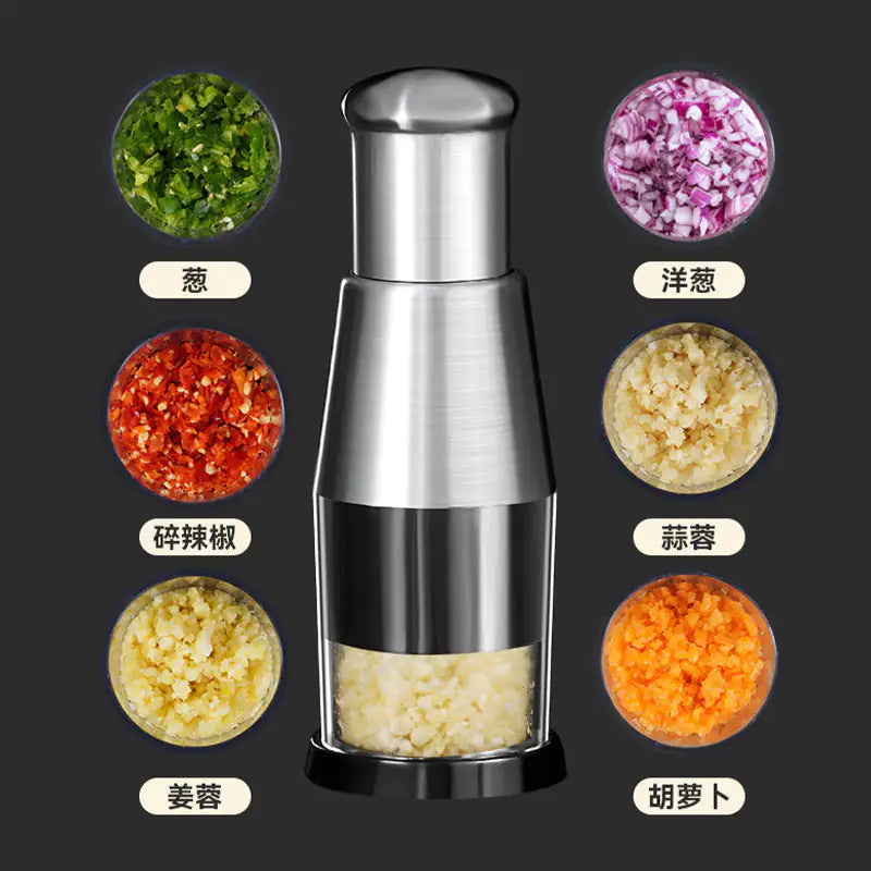 Garlic Crusher Onion Chopper Multipeler Vegetables Chopper Manual Garlic Press Machine Garlic Squeezer Kitchen Gadget Rieworkes