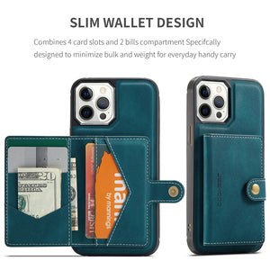 Luxury Magnetic Safe Leather Case For iPhone Rieworkes
