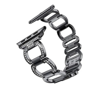 Luxury Metal Diamond Bracelet for Apple Watch Rieworkes
