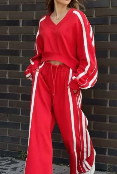 Women's Casual Long Sleeve and Pants Set (2 Pieces) Mimarta