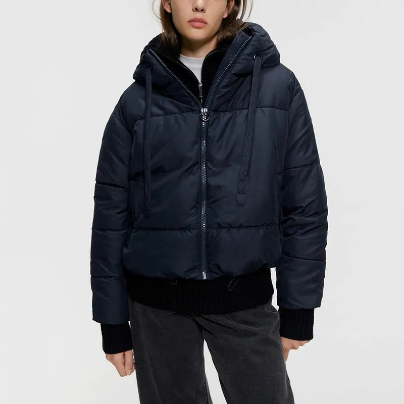 Cotton Padded Jacket Winter Hooded Rieworkes