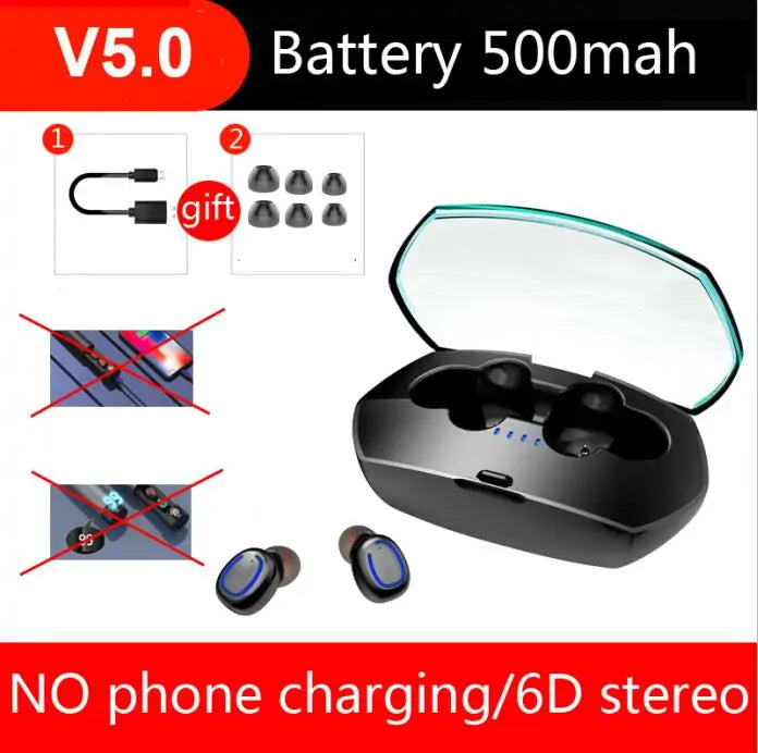 Bluetooth 5.0 Headphones Rieworkes