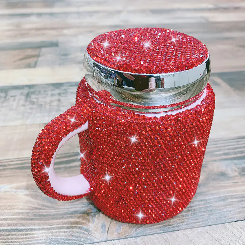 Creative Ceramic Coffee Mug with Lid for Office Use Mimarta