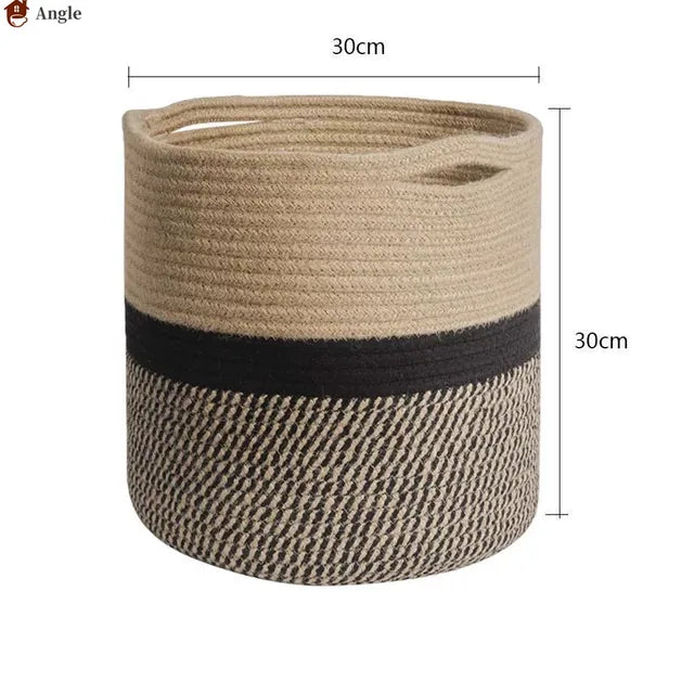 Thick Heavy Cotton Rope Laundry Bucket Rieworkes