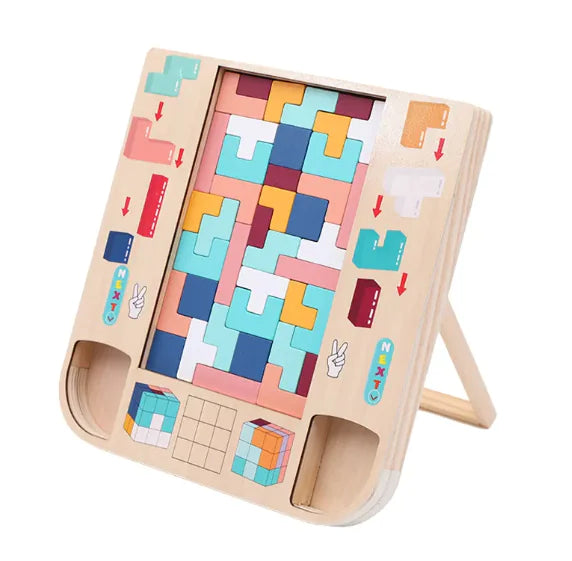 Children Education Puzzle Wooden Rieworkes