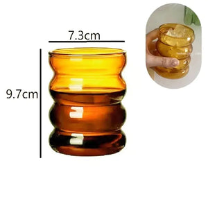 Wave Shape Glass Cup Rieworkes