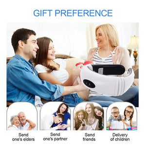 Electric Cervical Pulse Neck Massager Muscle Relax Massage Magnetic Therapy US Rieworkes