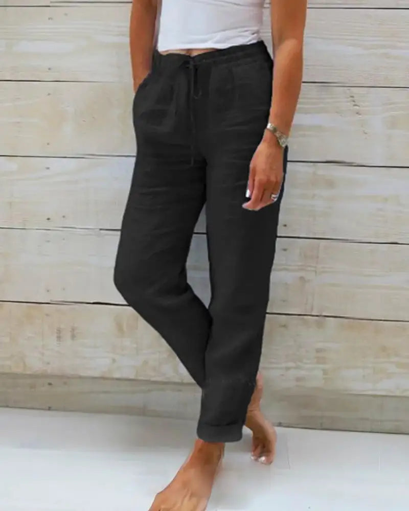 Linen Pants For Woman Rieworkes