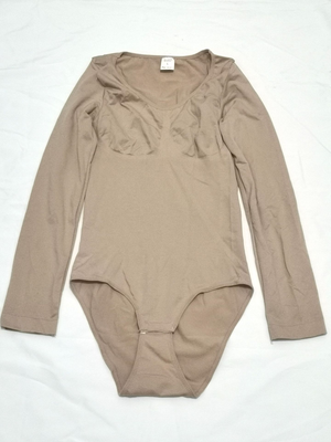 Long-Sleeved Seamless Bodysuit Jumpsuit Rieworkes
