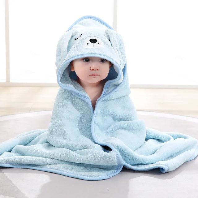 Cartoon Animal Baby Bath Towels Rieworkes