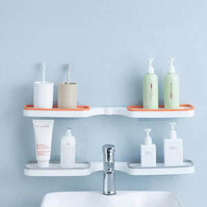 Rotating Bathroom Storage Rack Holder Rieworkes