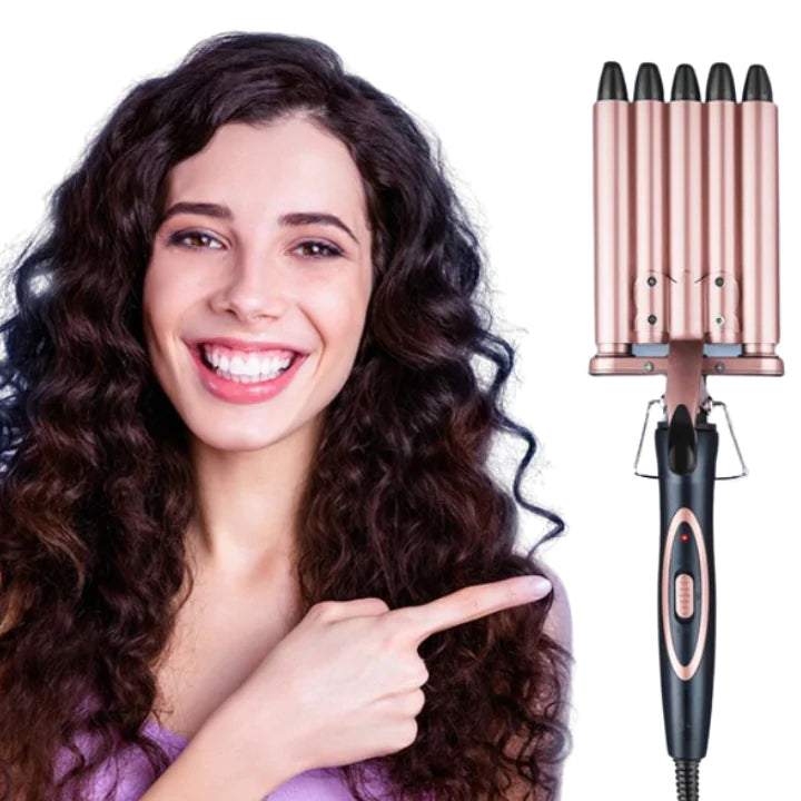 Five Tube Curler With Egg Roll Head Rieworkes