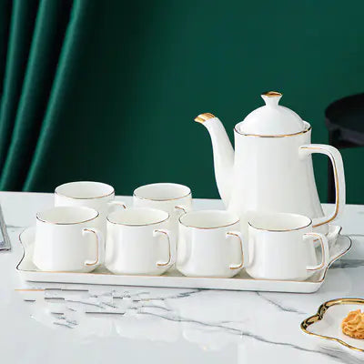 Simple Ceramic Water Set for Living Room Use Rieworkes