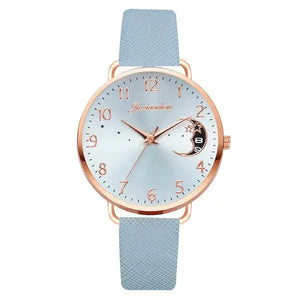 Moon Numbers Bracelet Watches Set Rieworkes