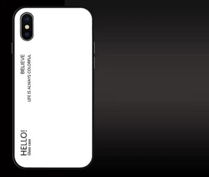 Gradient Glass Phone Case - Hello Design Mimarta