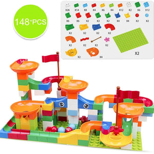 Marble Race Run Block Toys Rieworkes