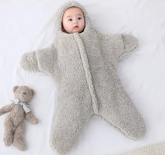 Home Fashion Simple Pentagram Shape Baby Cuddling Quilt Rieworkes