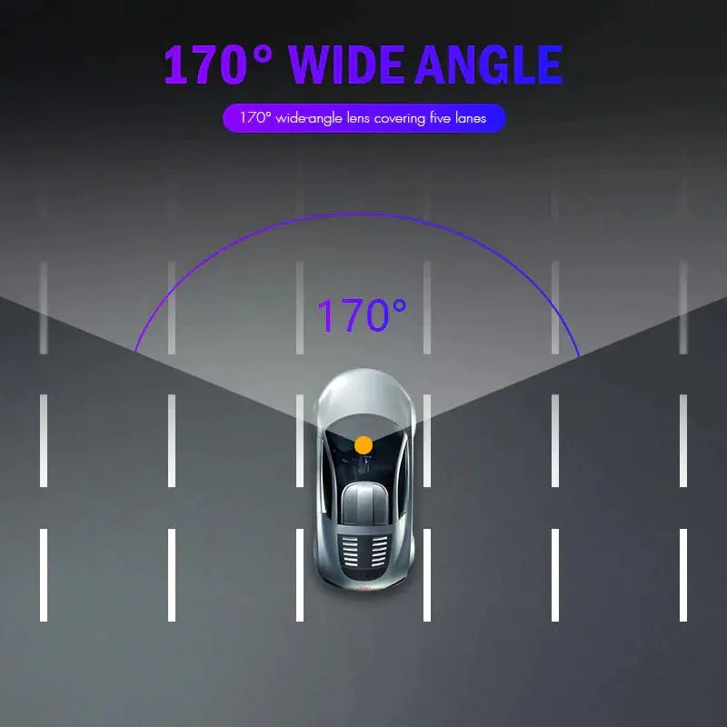 Touch Screen Dash Cam 4" 1080P Dual Lens Car DVR Recorder Front And Rear Camera Rieworkes