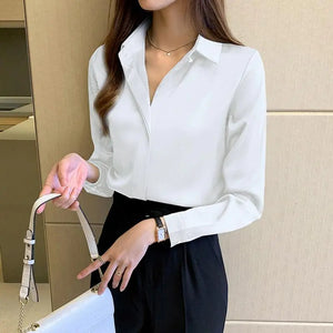 Summer Shirts Blouses Long Sleeve Rieworkes