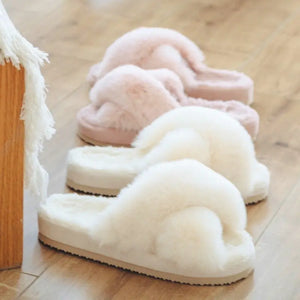 Winter Luxury Fur Slippers Rieworkes