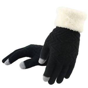 Winter knitted gloves Mimarta