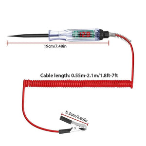 Digital Electric Voltage Circuit Tester Automotive Test Light Car Truck 6-24V US Rieworkes